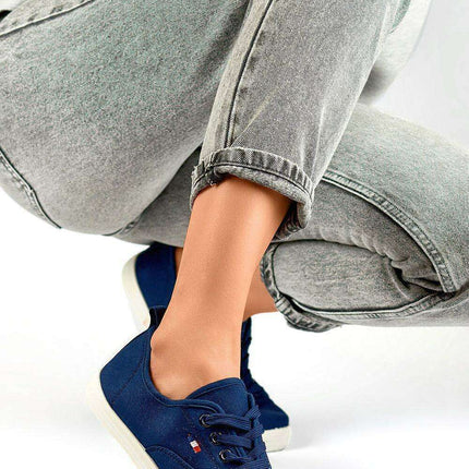 Primo Black Textile Sneakers