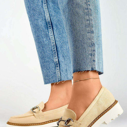 PRIMO White Eco-Suede Half-Boots for Modern Women