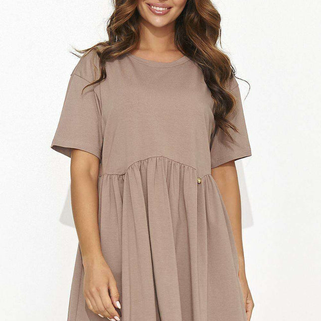 Elegant Gold-Embellished Daydreamer Mini Dress