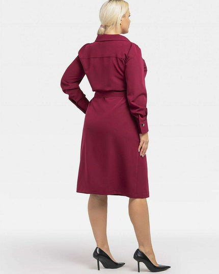Chic Plus Size Professional Dress - Karko