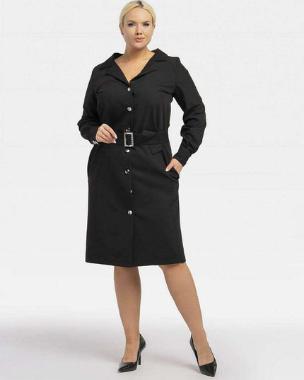 Chic Plus Size Professional Dress - Karko
