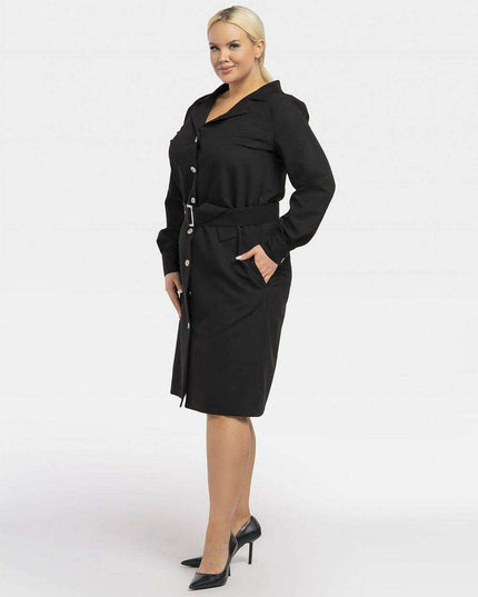 Chic Plus Size Professional Dress - Karko