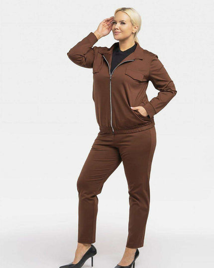 Karko Plus Size Cozy Knit Sweatshirt