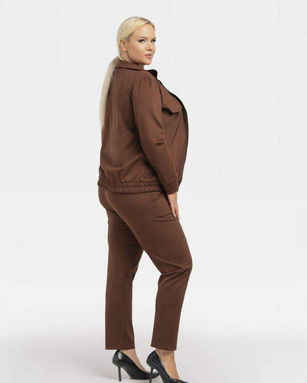 Karko Plus Size Cozy Knit Sweatshirt