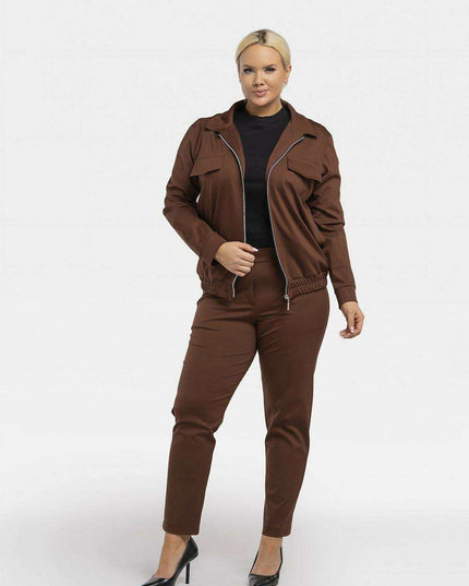 Karko Plus Size Cozy Knit Sweatshirt