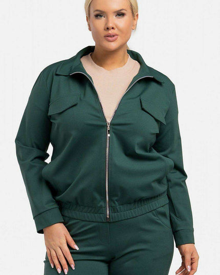 Karko Plus Size Cozy Knit Sweatshirt