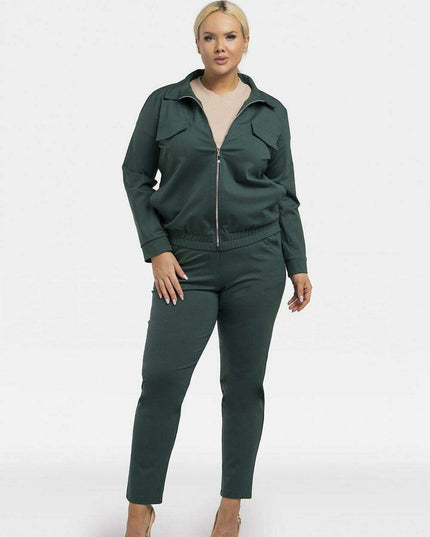 Karko Plus Size Cozy Knit Sweatshirt