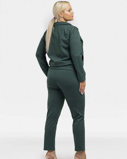 Karko Plus Size Cozy Knit Sweatshirt