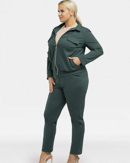 Karko Plus Size Cozy Knit Sweatshirt