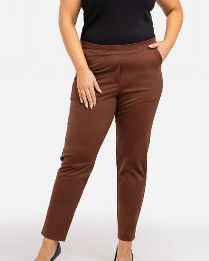 Karko Chic Plus Size Knit Trouser Ensemble for Modern Women