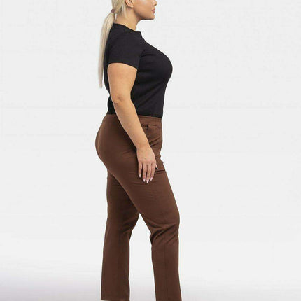 Karko Chic Plus Size Knit Trouser Ensemble for Modern Women
