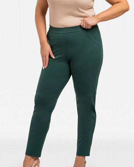 Karko Chic Plus Size Knit Trouser Ensemble for Modern Women