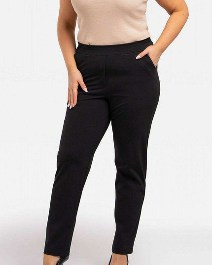 Karko Chic Plus Size Knit Trouser Ensemble for Modern Women