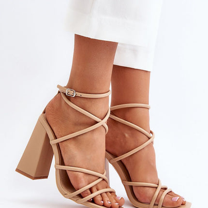 Heel sandals model 193941 - Très Elite