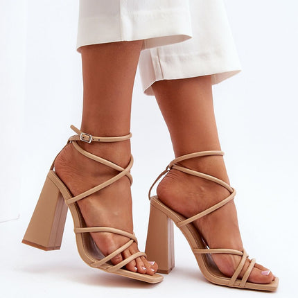 Heel sandals model 193941 - Très Elite
