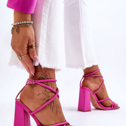 Heel sandals model 193941 - Très Elite