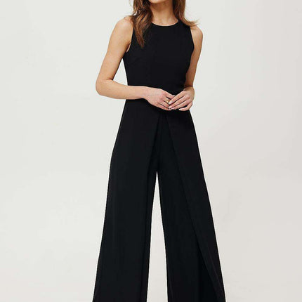 Polish Elegance Wide-Leg Jumpsuit for Timeless Style