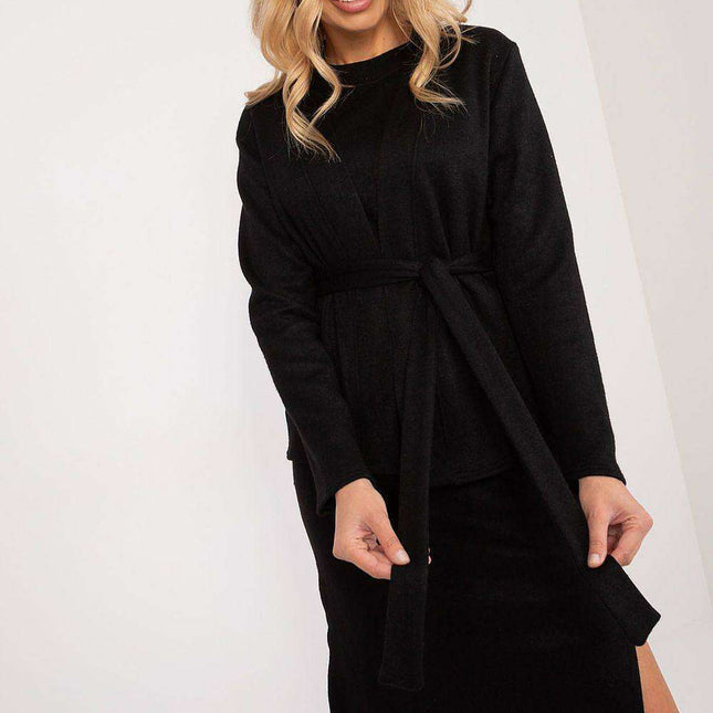 Lakerta Angora Cardigan and Dress Set: Effortless Elegance for Every Event