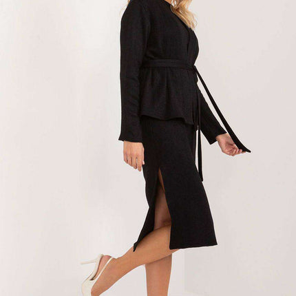 Lakerta Angora Cardigan and Dress Set: Effortless Elegance for Every Event
