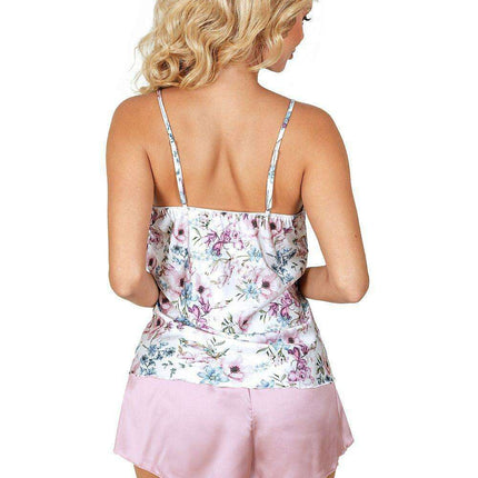 Delicate Pink Floral Sleepwear Set