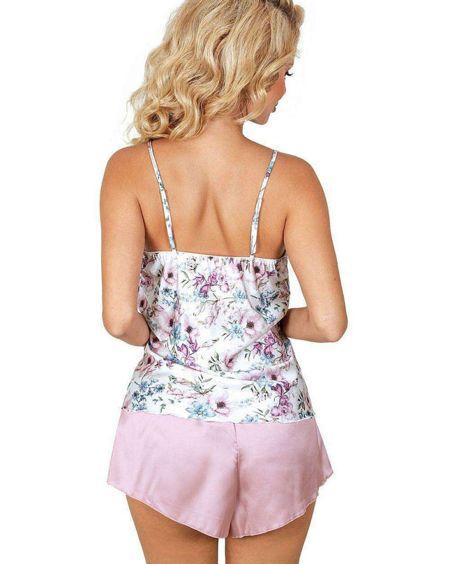 Delicate Pink Floral Sleepwear Set