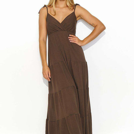 Golden Radiance Maxi Gown