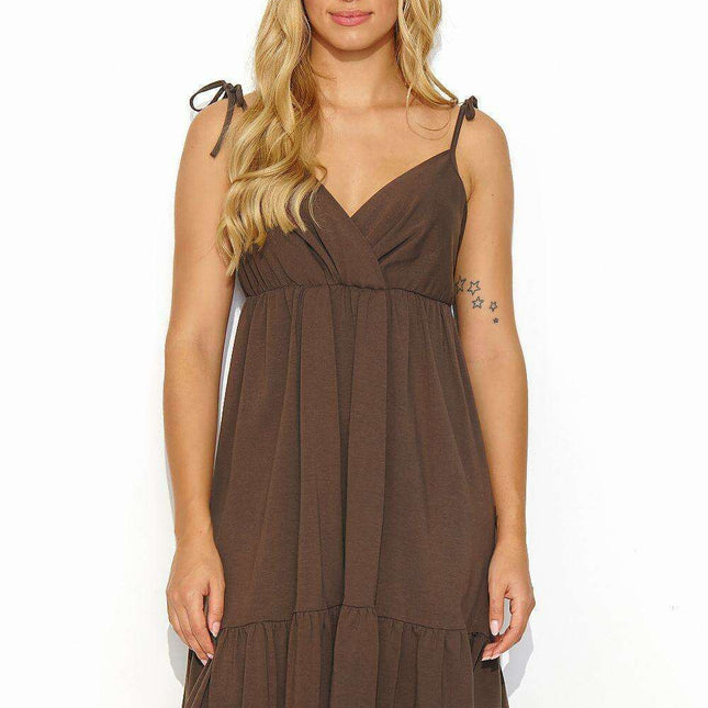 Sunlit Breeze Summer Knit Dress