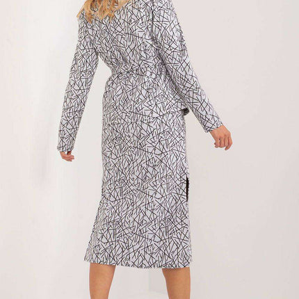 Sophisticated Cotton Jacket and Dress Set