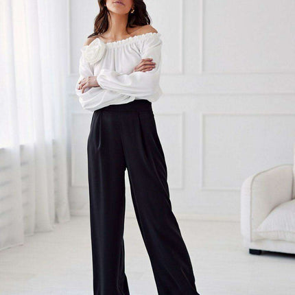Elegant High-Waisted Pants for Stylish Women