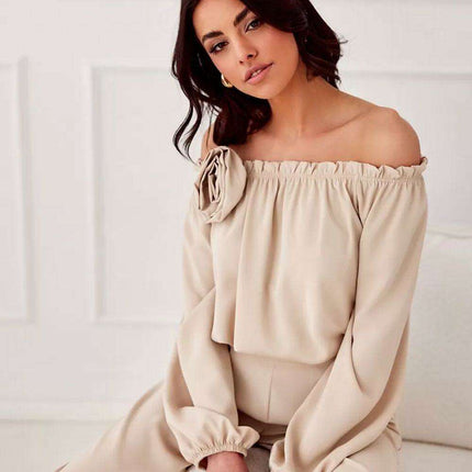 Rosie Satin Blouse with Spanish Flair