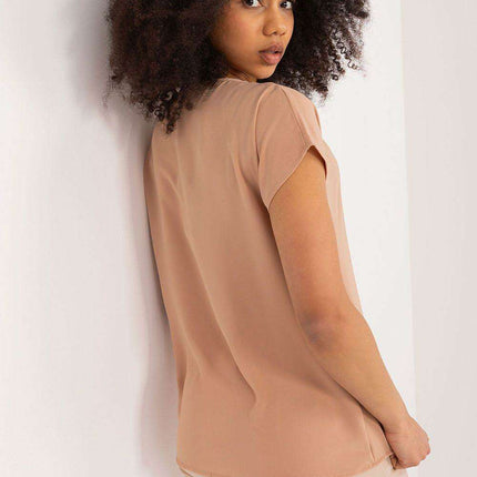 Elegant Heart-Cut Blouse