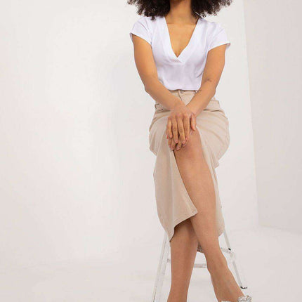 Elegant Heart-Cut Blouse