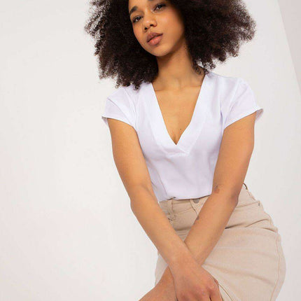 Elegant Heart-Cut Blouse