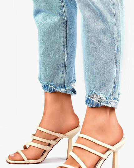 Elegant Stiletto Heel Summer Flip-flops