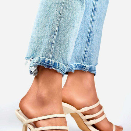 Elegant Stiletto Heel Summer Flip-flops