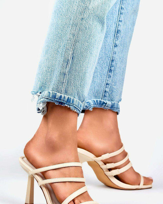 Elegant Stiletto Heel Summer Flip-flops