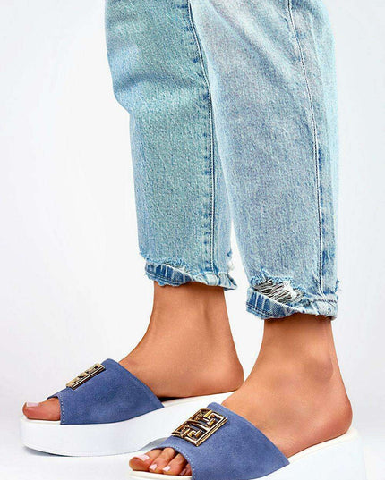 Chic Summer Leather Flip-flops