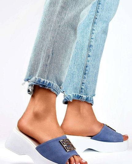 Chic Summer Leather Flip-flops