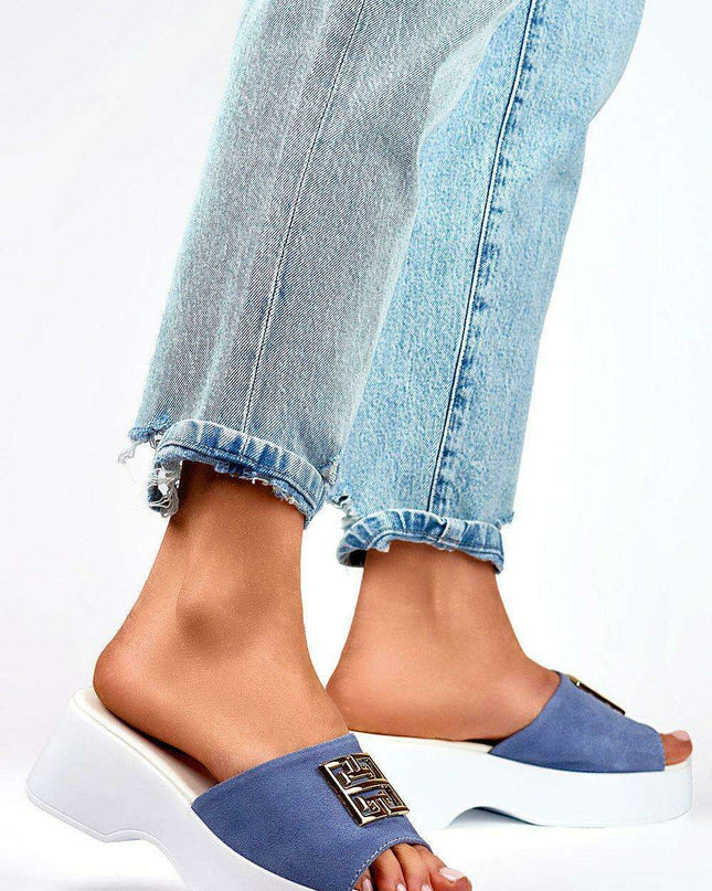 Chic Summer Leather Flip-flops