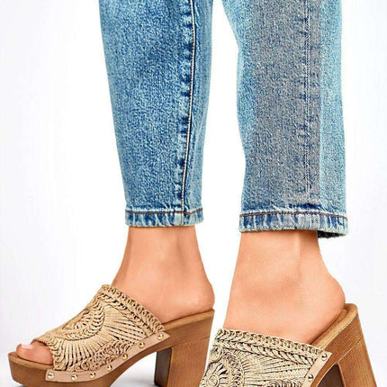 Eco-Chic Heeled Sandals by Primo