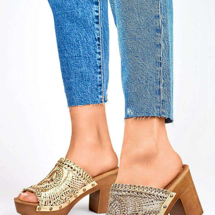 Eco-Chic Heeled Sandals by Primo