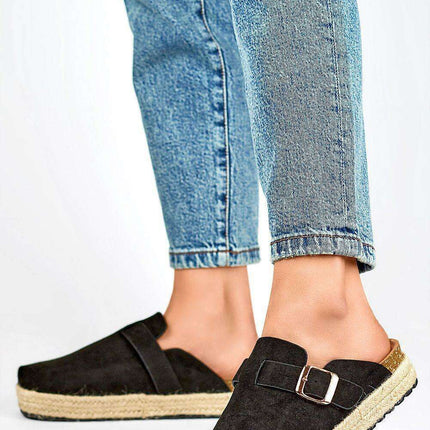 Sustainable Luxe Suede Summer Slides