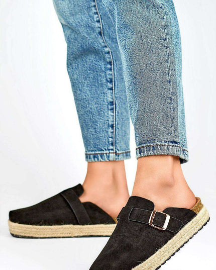 Sustainable Luxe Suede Summer Slides