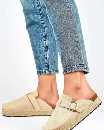 Sustainable Luxe Suede Summer Slides