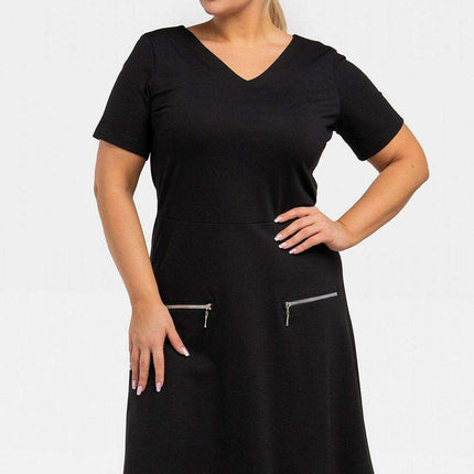 Lucy Comfort Knit Dress - Chic Plus Size Essential for Every Occasion