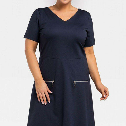 Lucy Comfort Knit Dress - Chic Plus Size Essential for Every Occasion