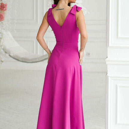 Elegant Bicotone Evening Dress for Formal Occasions