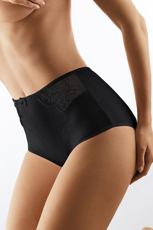 Elegant Lace-Trimmed Full Briefs with Full Coverage - Confidence-Boosting Design