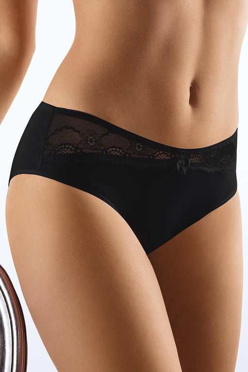 Lace-Embellished Cotton Panties - Babell 45633
