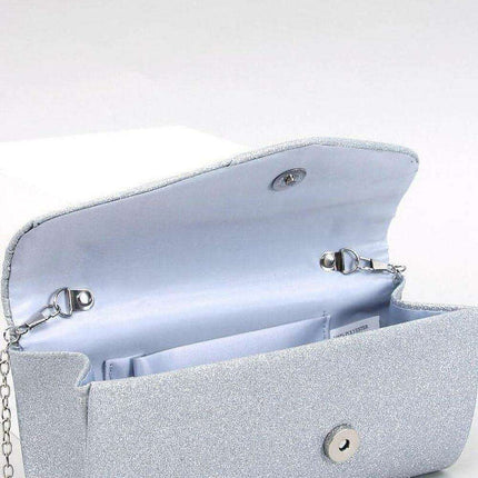 Iridescent Elegance: Versatile Clutch Bag with Chain Strap - Inello